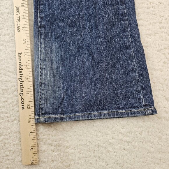 CJ Cookie Johnson Jeans Women 25 Blue Grace Bootcut Med Wash Low Rise Distressed - Picture 10 of 15